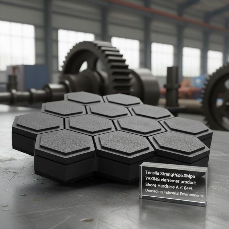 Tensile Strength≥6.0Mpa YAXING elastomer product offering Shore Hardness A below 64 percent designed for demanding industrial environments