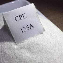 El CPE 135A trató el polvo blanco de CAS con cloro 63231-66-3 del modificante del impacto del CPE del polietileno